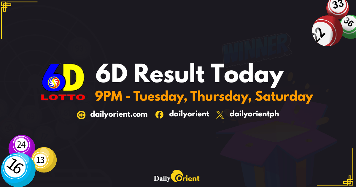 6D Lotto Results Today - June 18, 2026
